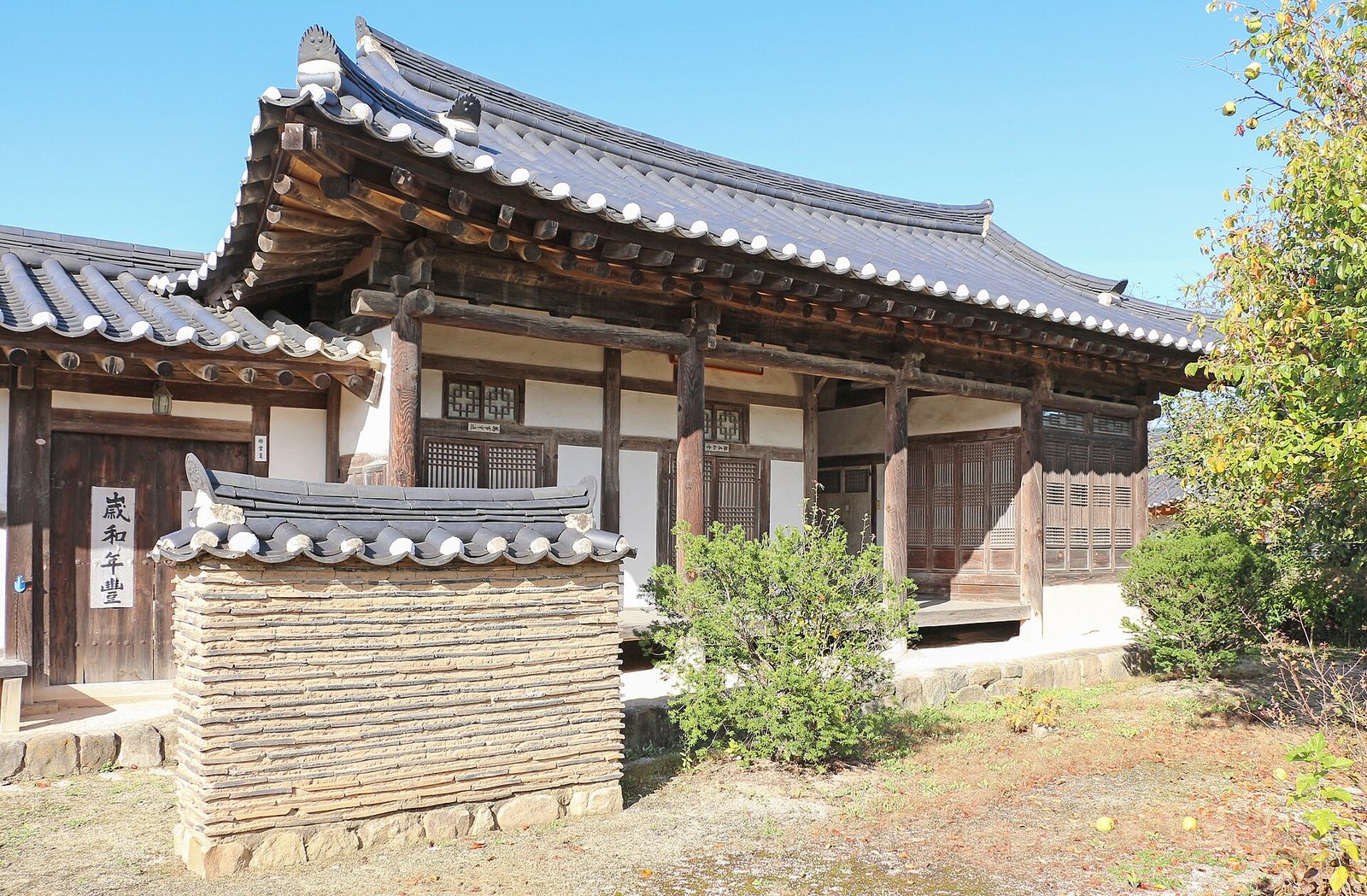 韓國 慶北 安東 河回村 韓屋 兩班古村