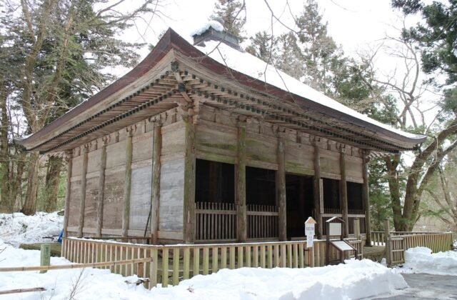 岩手 平泉 中尊寺 金色堂 舊覆堂 木造建築