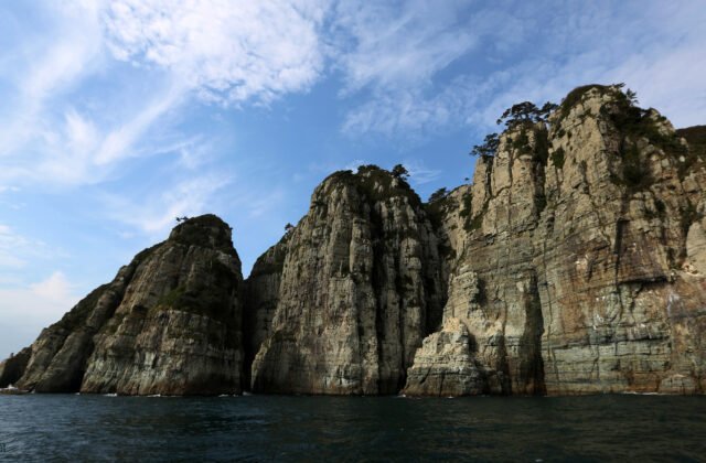 巨濟海金剛的奇岩島，海上金剛山，慶尚南道巨濟市閑麗海上國立公園