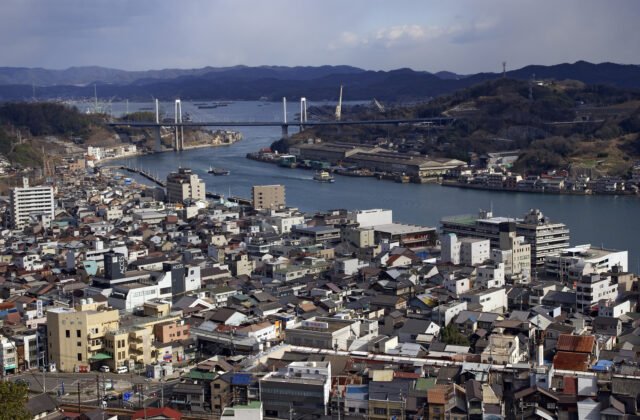 尾道水道坂之街與跨海大橋，廣島縣尾道市