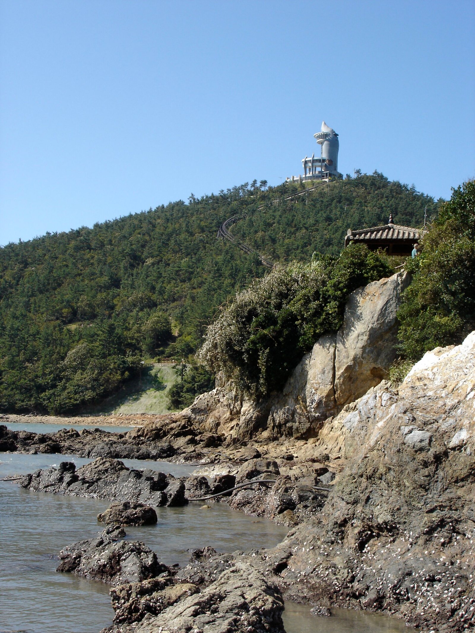 海南땅끝韓半島陸地最南端的사자봉與땅끝展望台