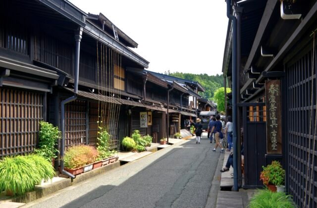 飛騨高山 上三之町 古い町並み
