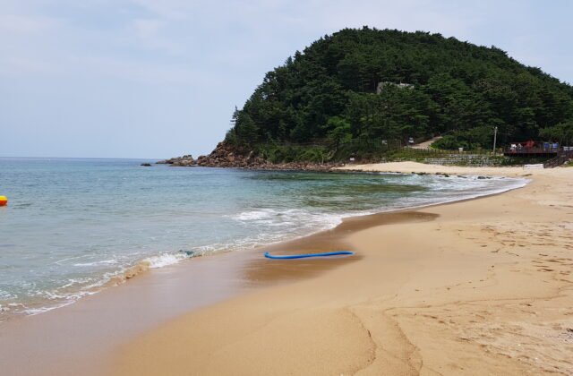 韓國江原道高城花津浦海水浴場