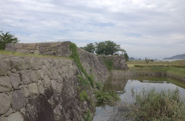 日本長野松代城跡石垣