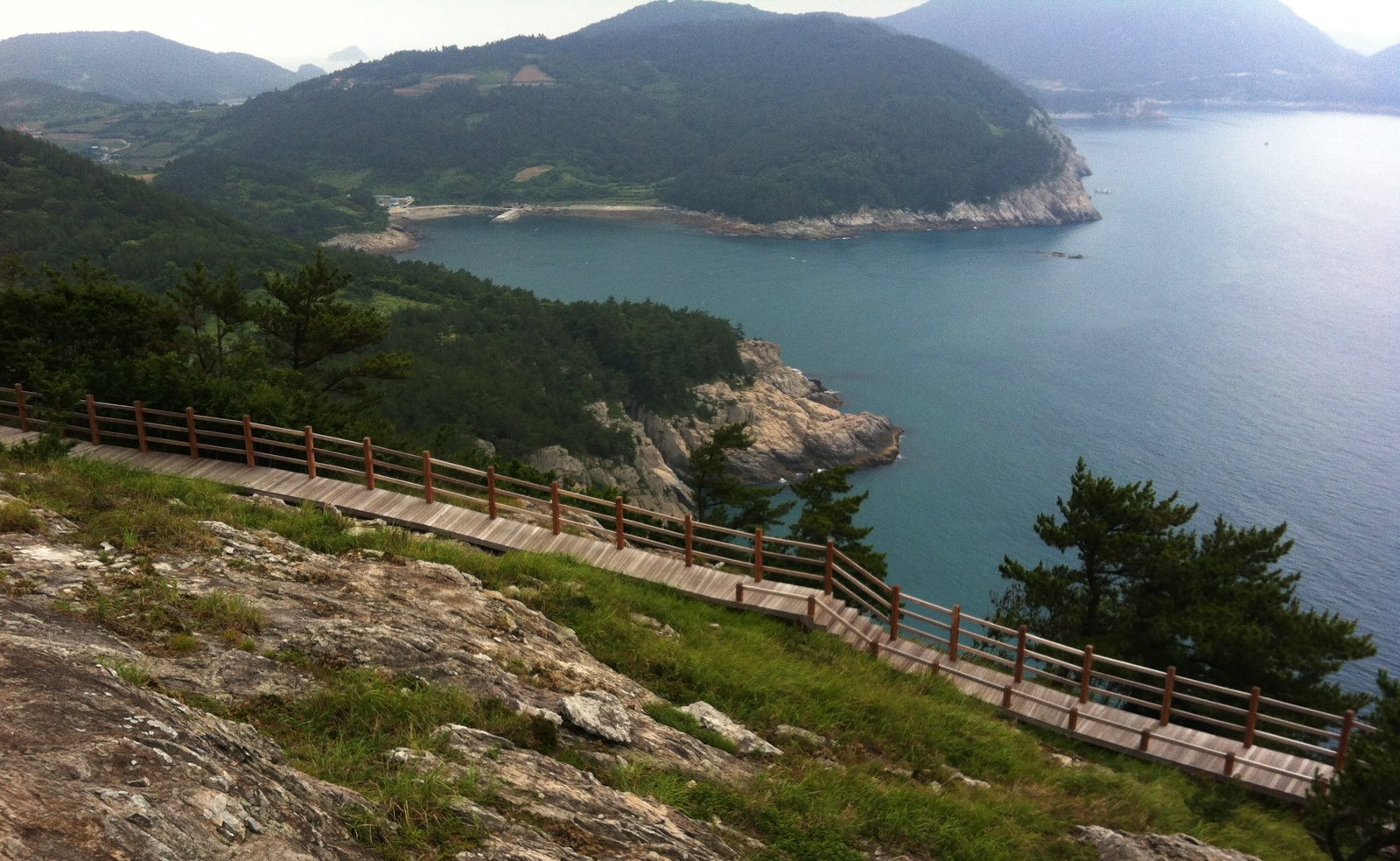 金鰲島비렁길懸崖步道海岸棧道與海灣
